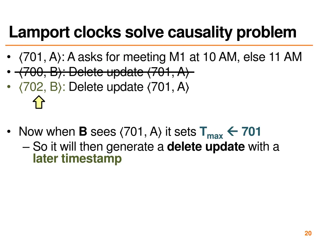 lamport clocks solve causality problem