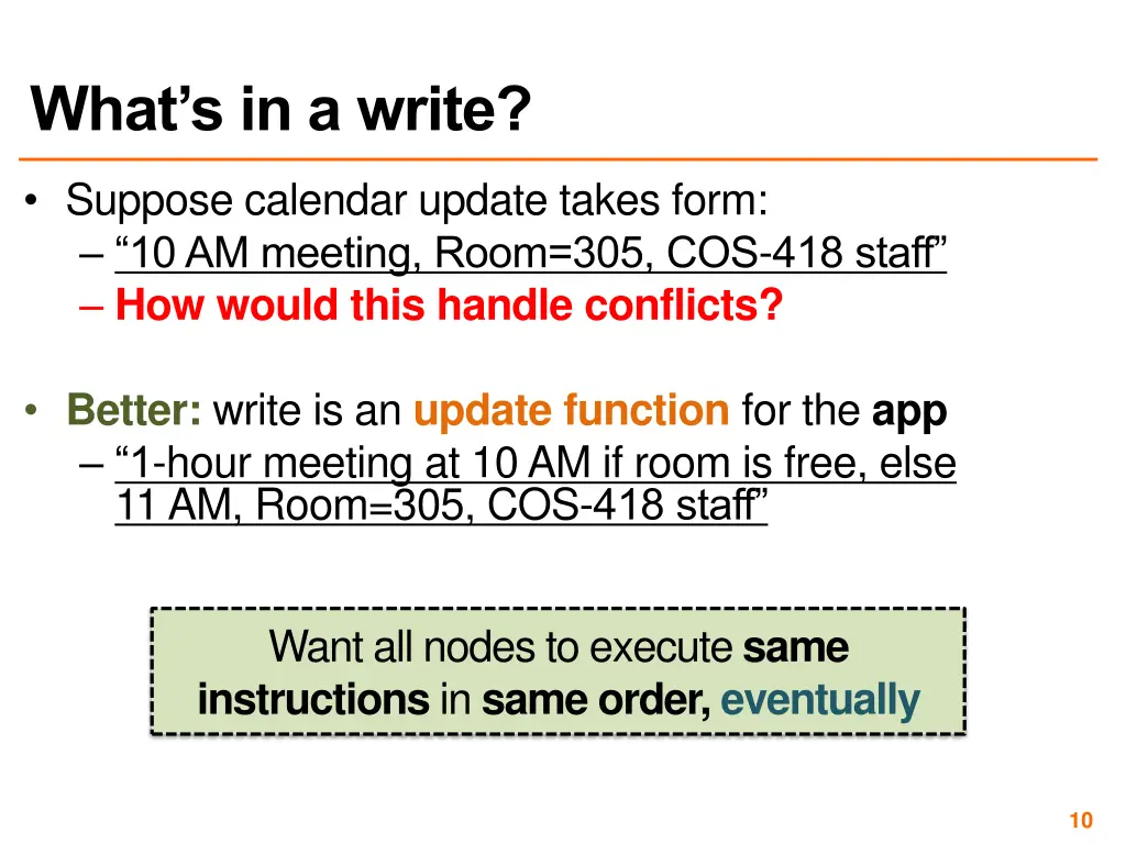 what s in a write