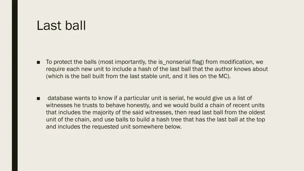 last ball