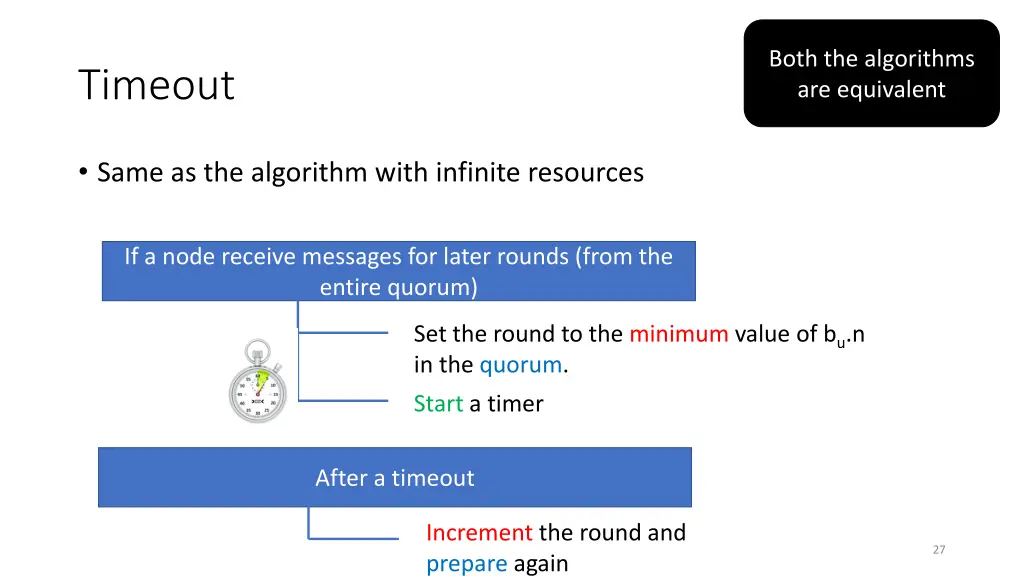both the algorithms are equivalent