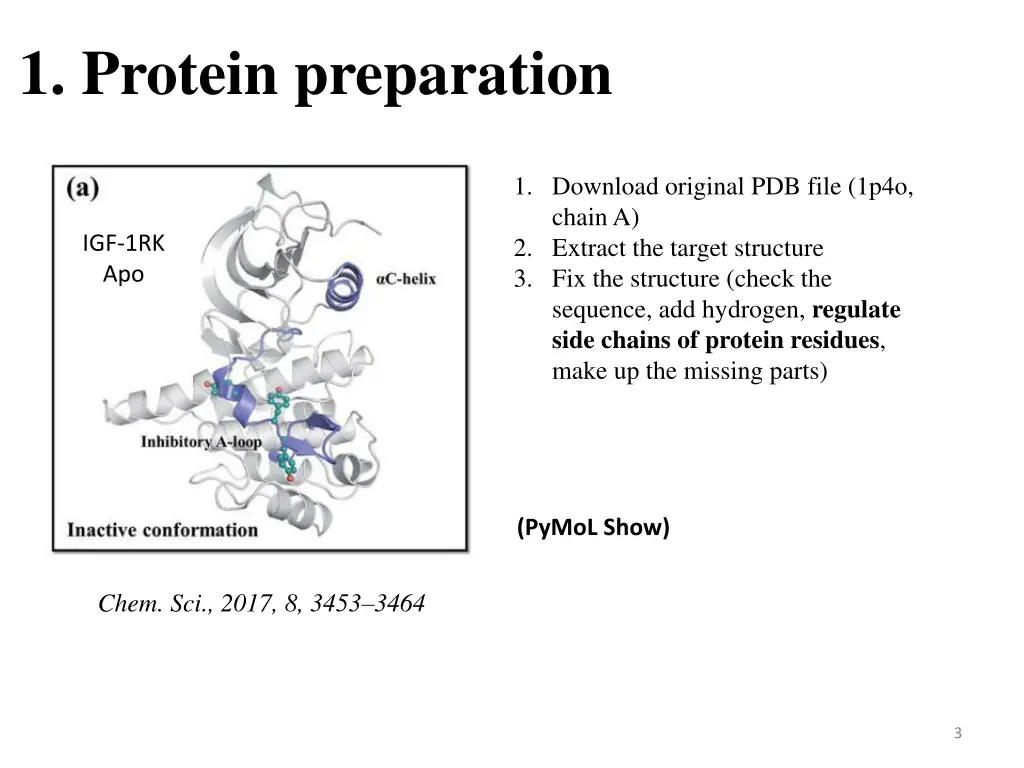 1 protein preparation