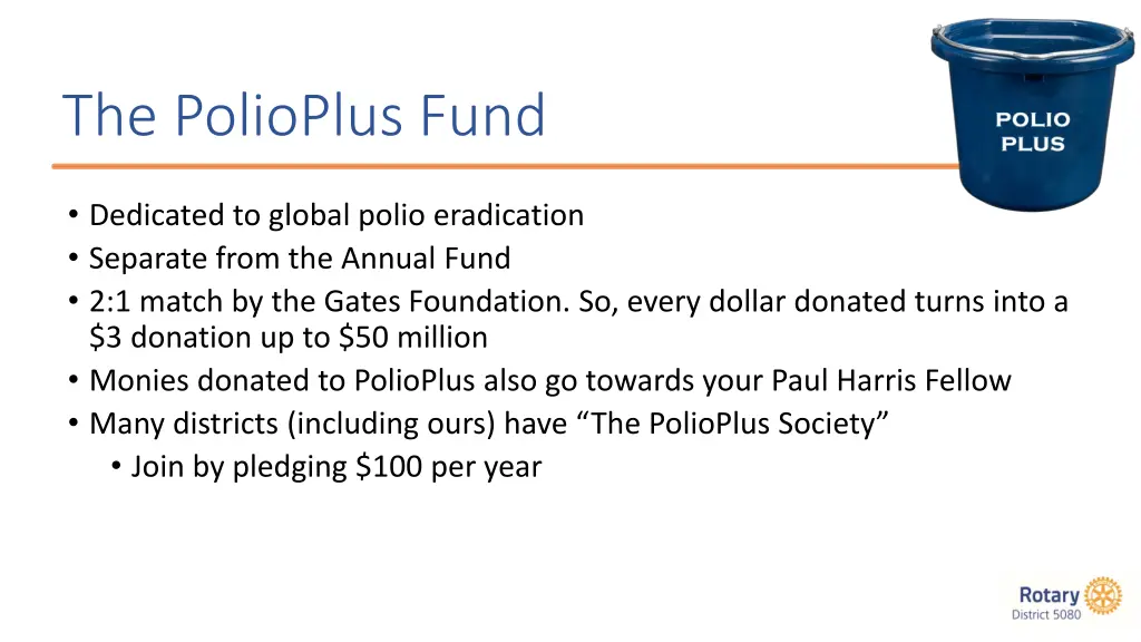 the polioplus fund