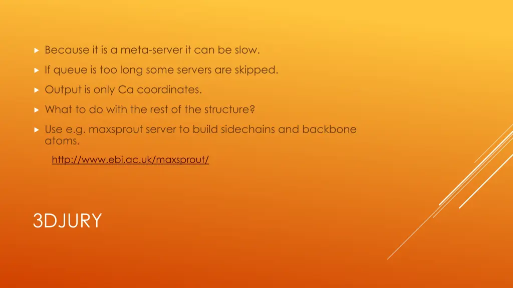 because it is a meta server it can be slow