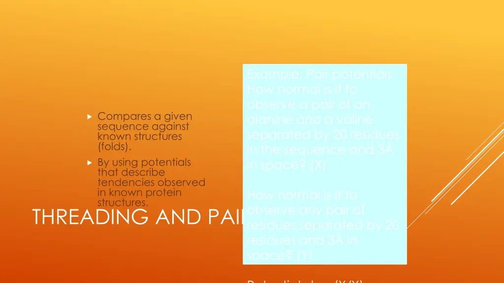 example pair potentials how normal