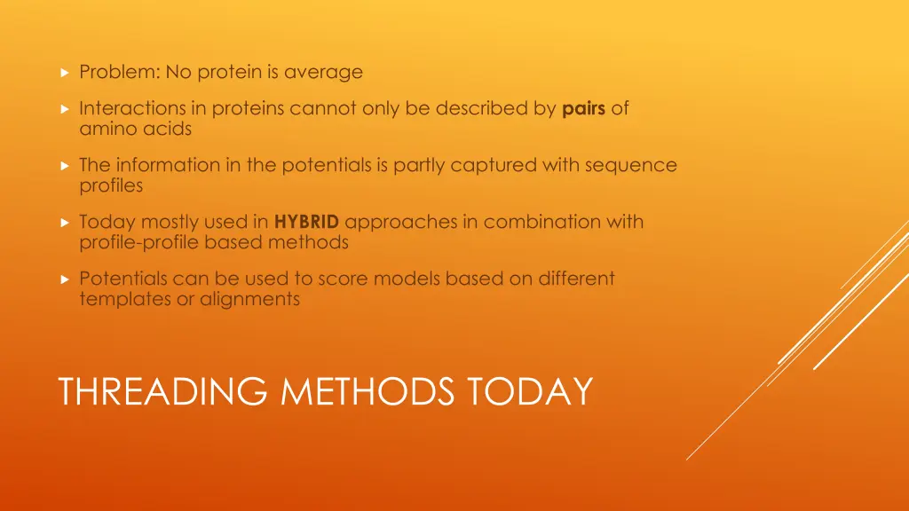 problem no protein is average