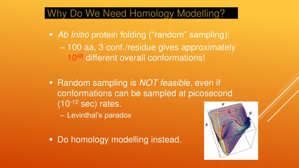 why do we need homology modelling