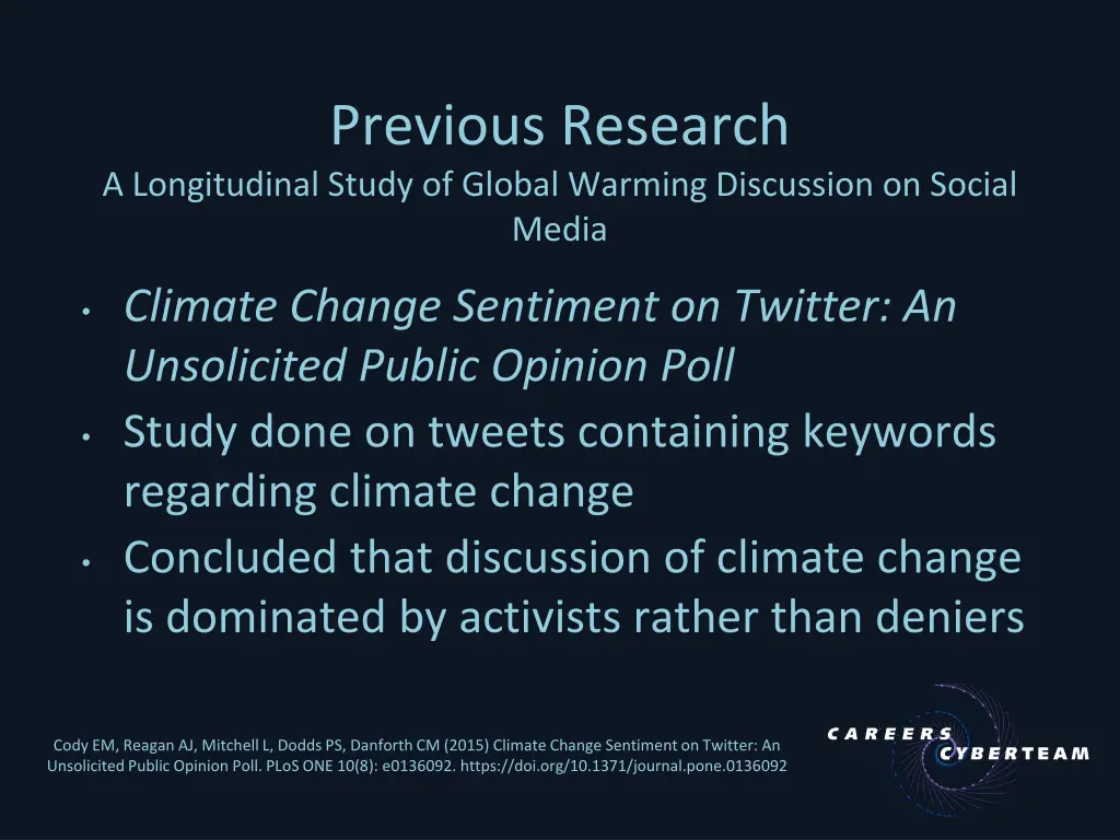 previous research a longitudinal study of global