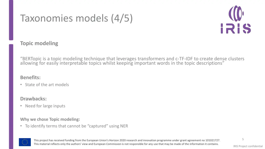 taxonomies models 4 5