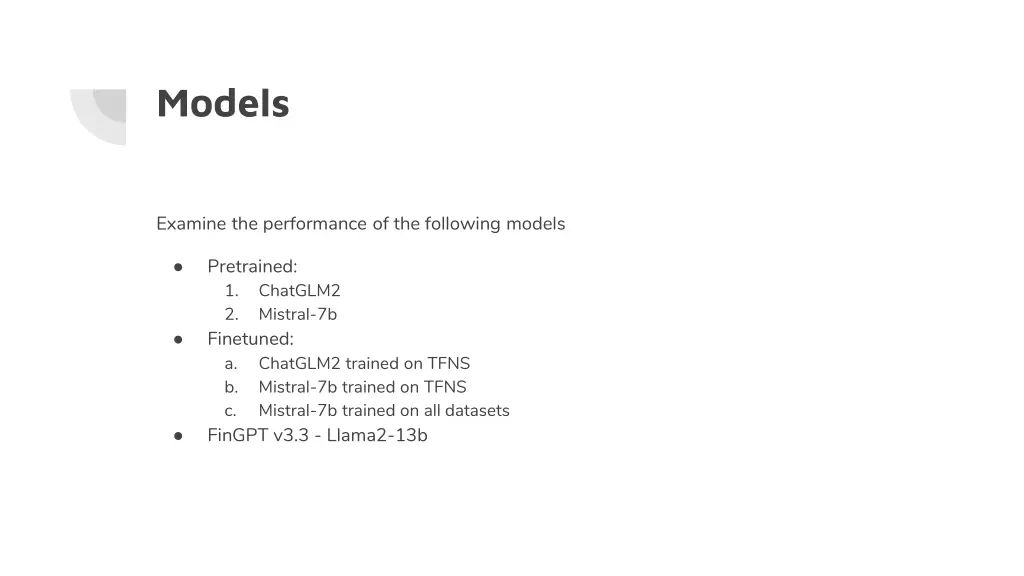 models