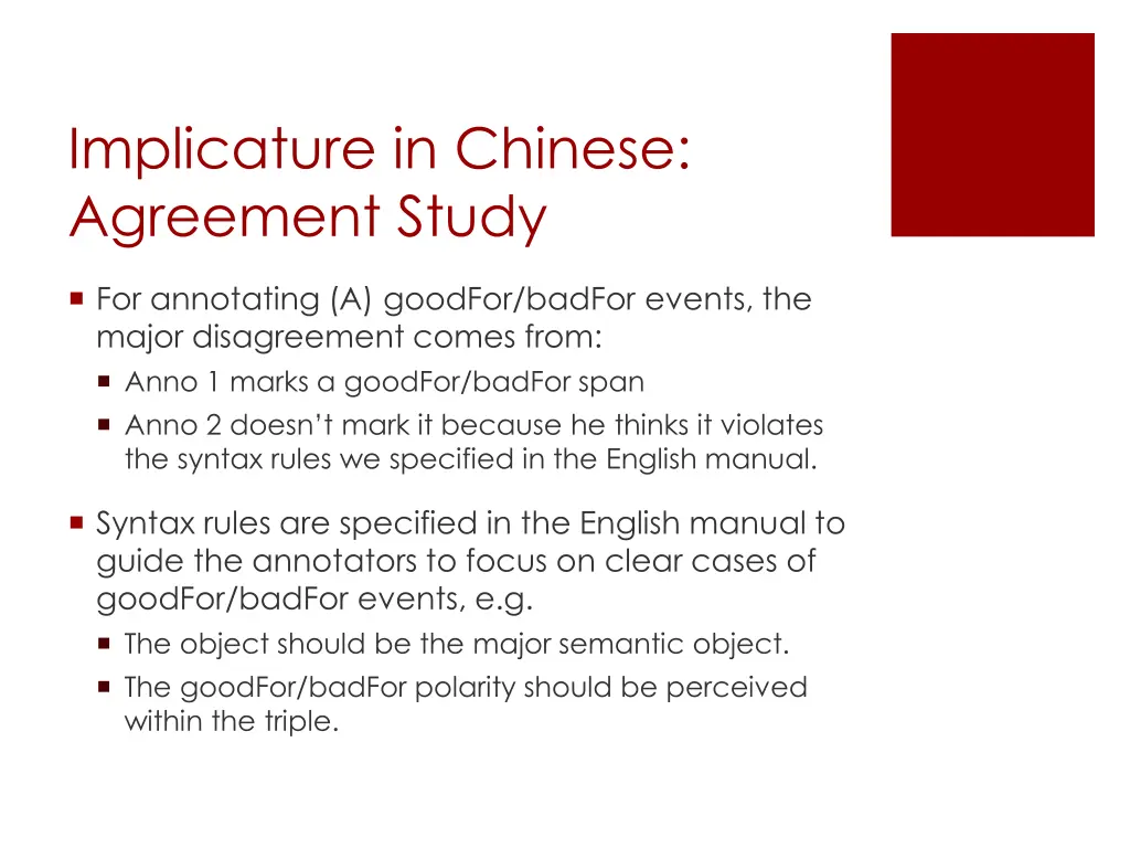 implicature in chinese agreement study 5