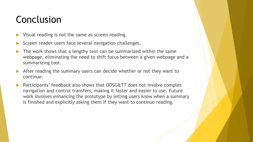 conclusion