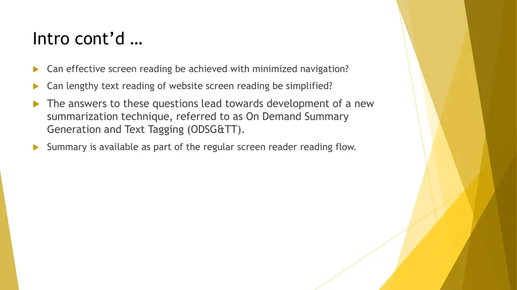 intro cont d