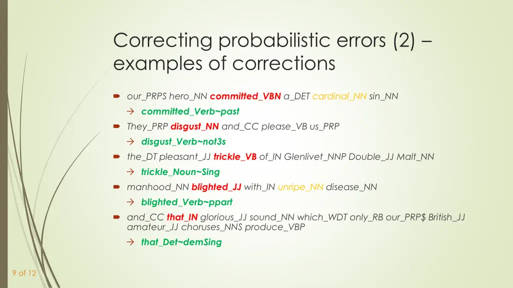 correcting probabilistic errors 2 examples