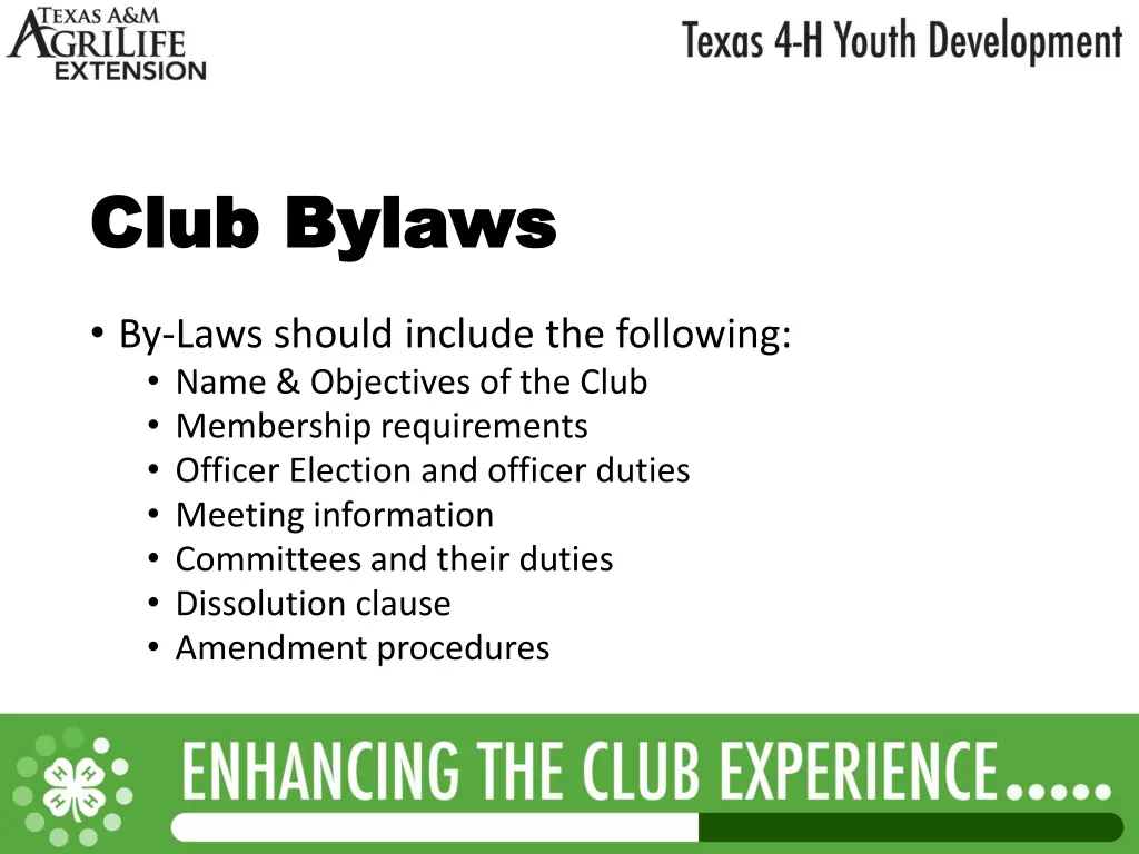 club bylaws club bylaws 1