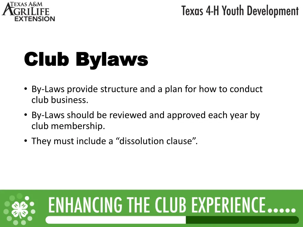 club bylaws club bylaws