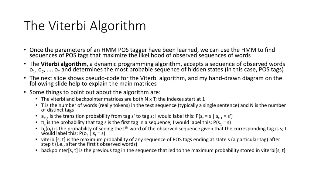 the viterbi algorithm