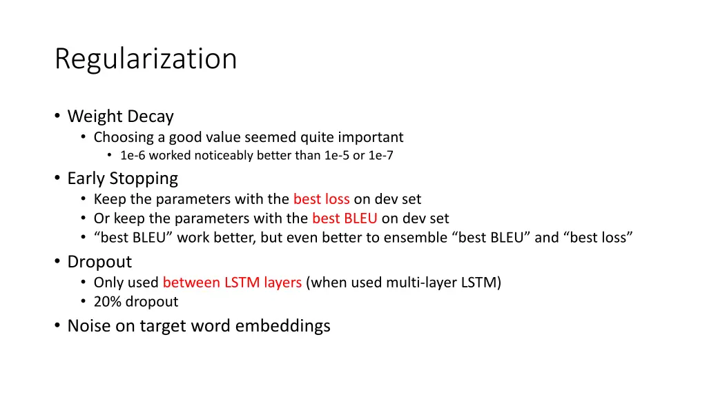 regularization