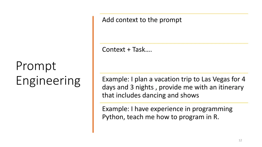 add context to the prompt