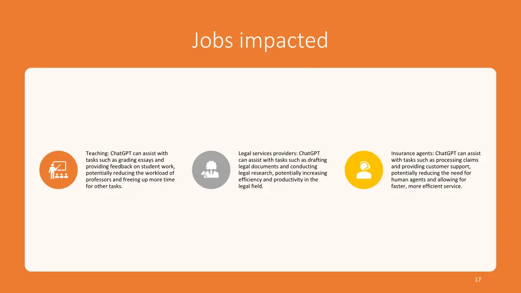 jobs impacted