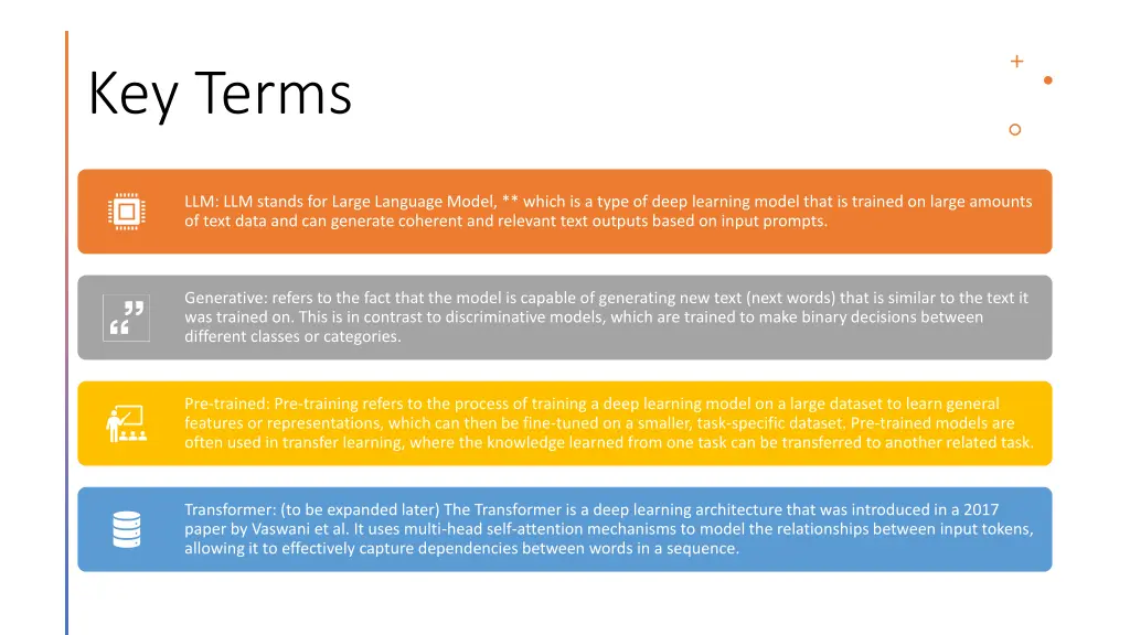 key terms
