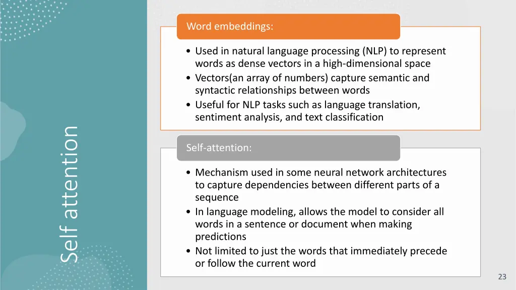 word embeddings