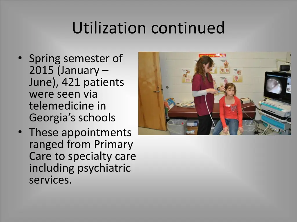 utilization continued