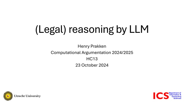 legal reasoningbyllm