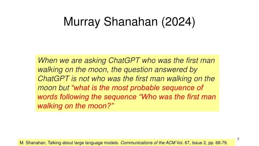 murray shanahan 2024