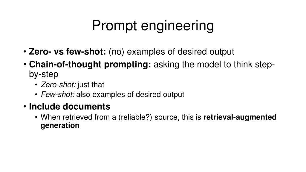 prompt engineering