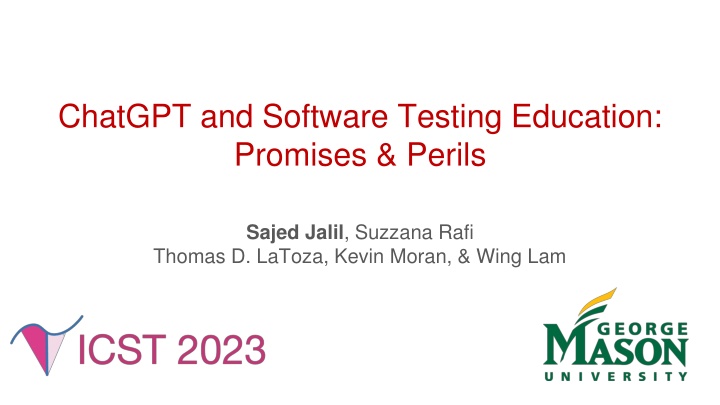 chatgpt and software testing education promises