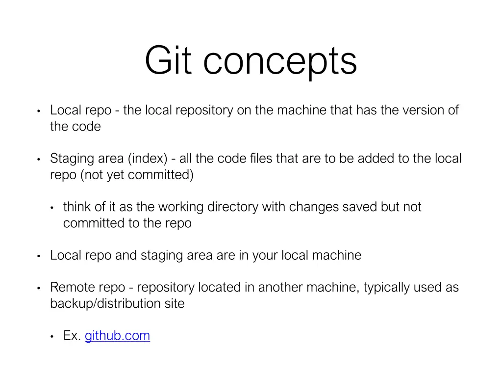 git concepts