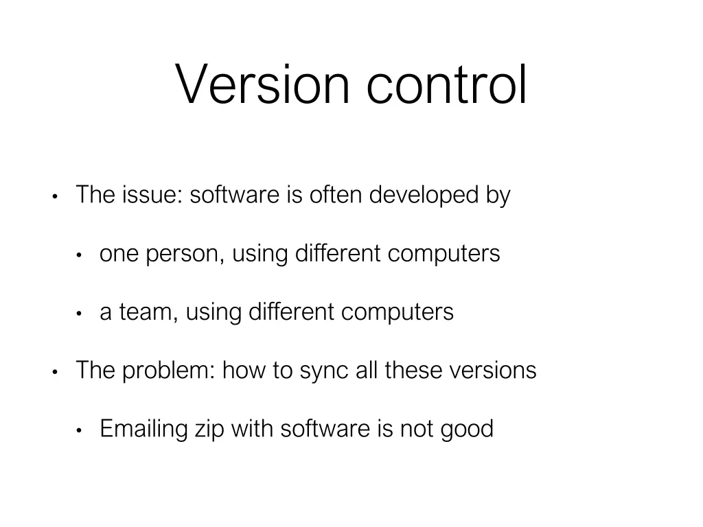 version control