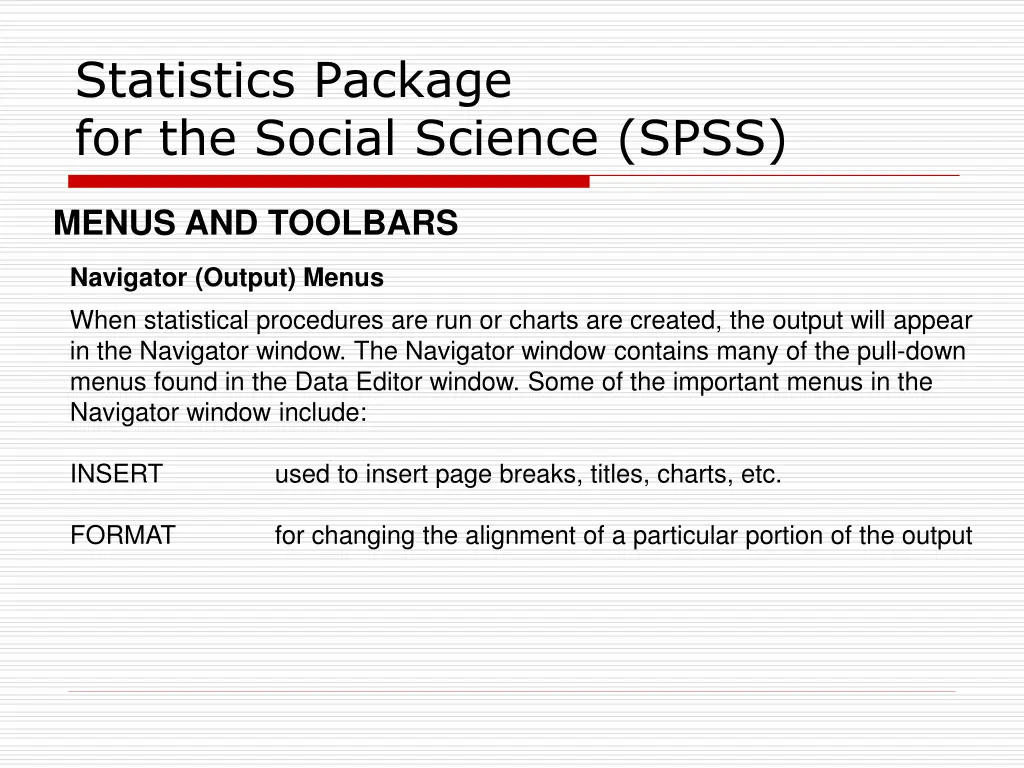 statistics package for the social science spss 3