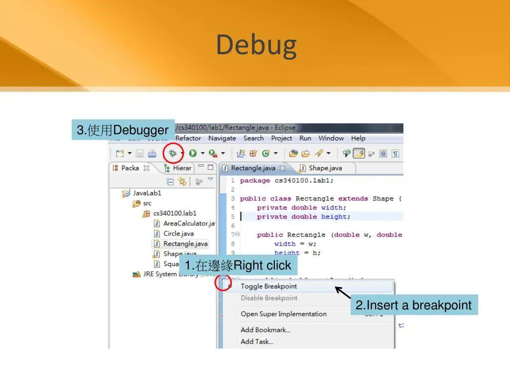 debug