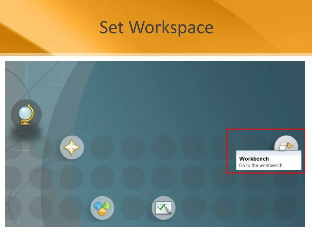 set workspace 1