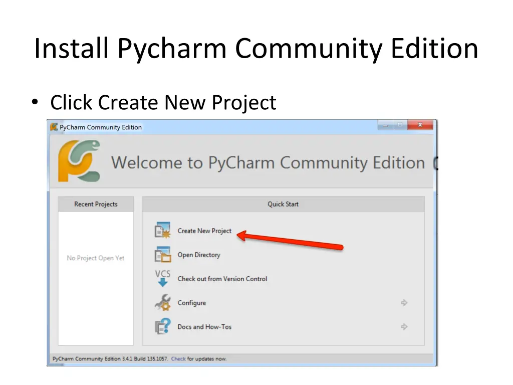 install pycharm community edition 4