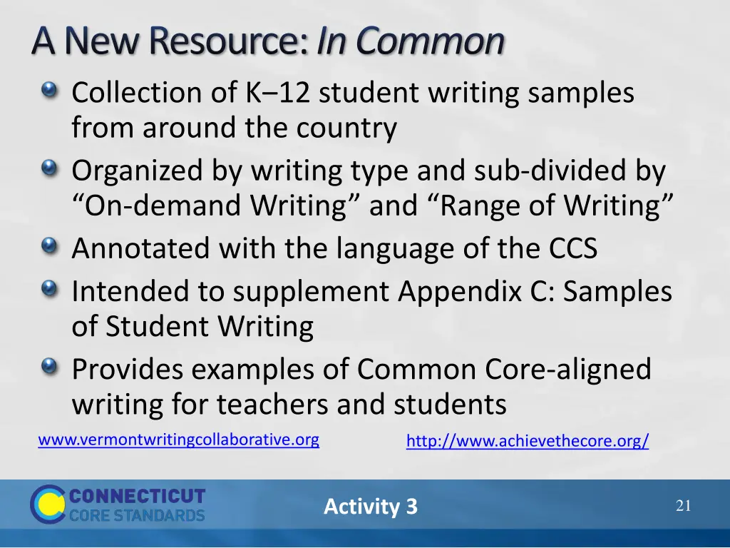 a new resource in common