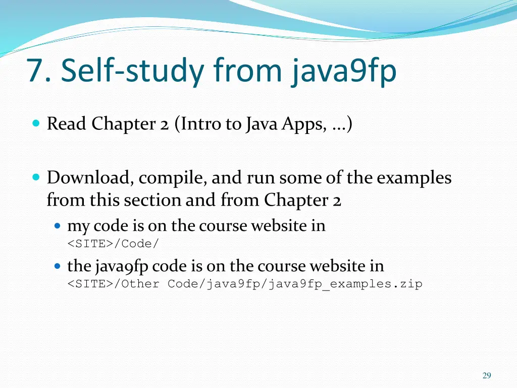 7 self study from java9fp