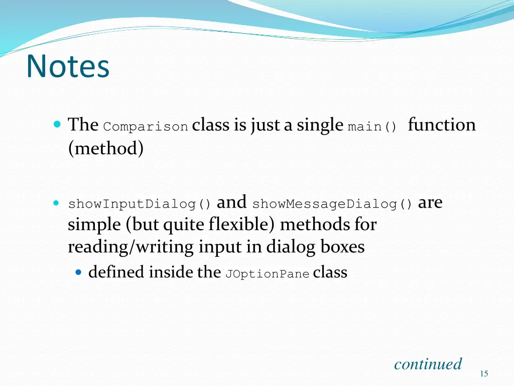 notes 1