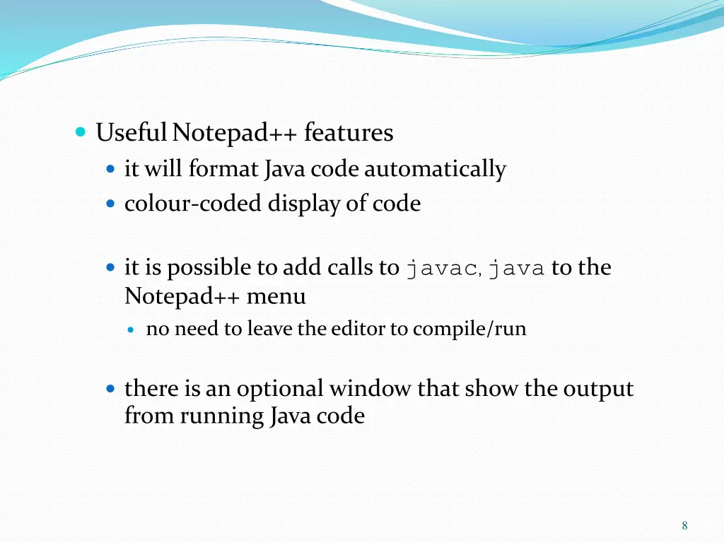 useful notepad features