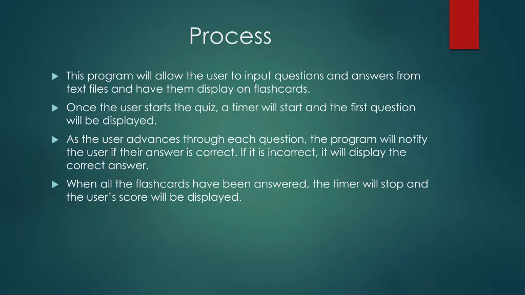 process