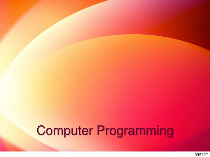 computer programming