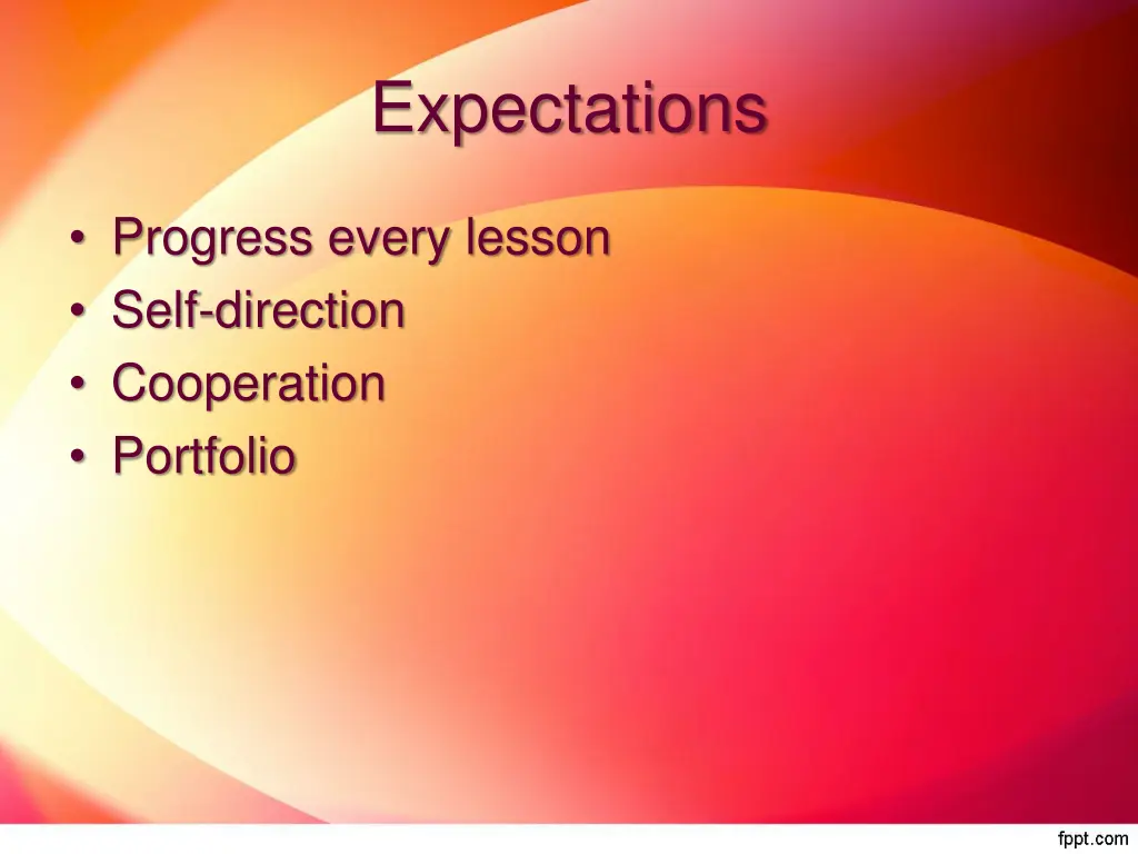 expectations