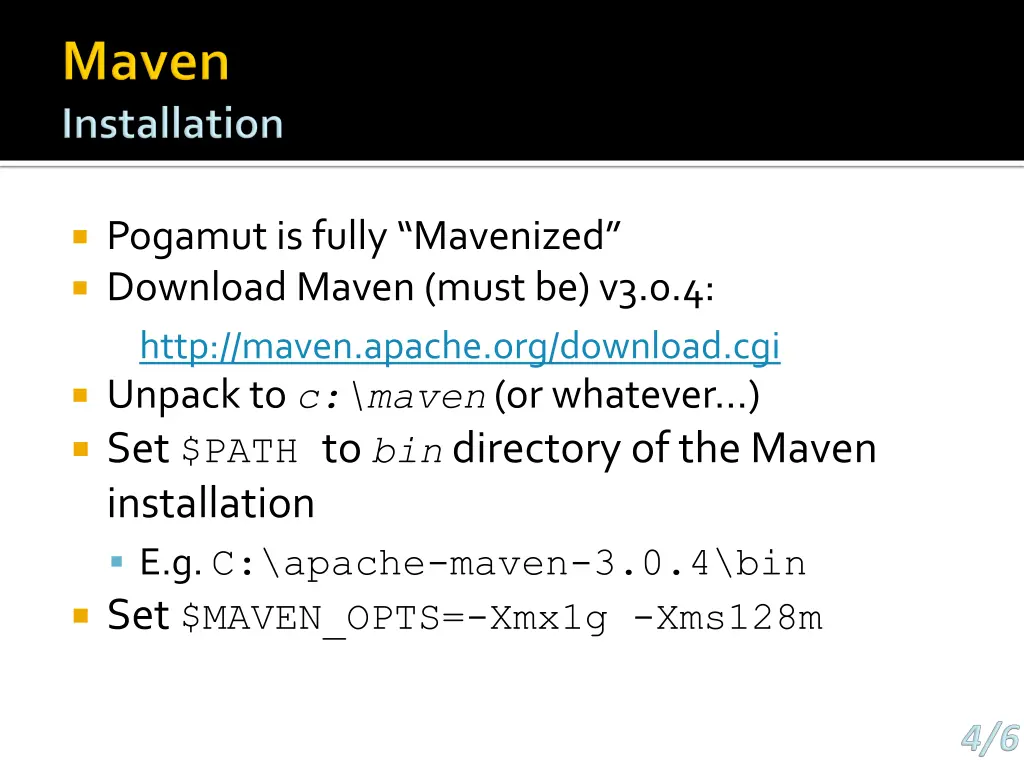 pogamut is fully mavenized download maven mustbe
