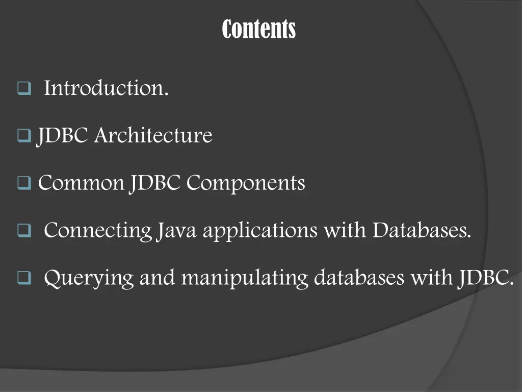 contents