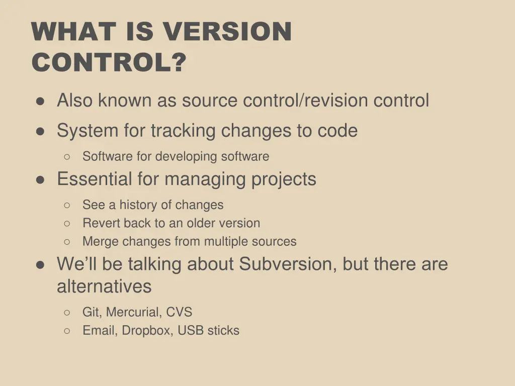 what is version control
