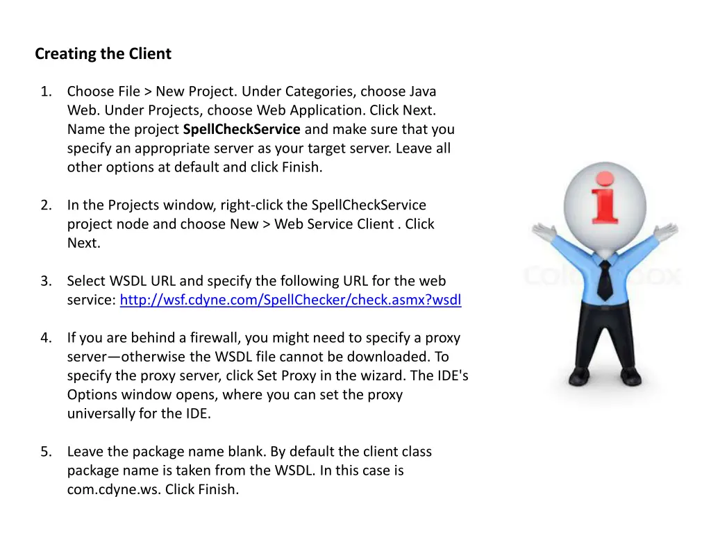 creating the client