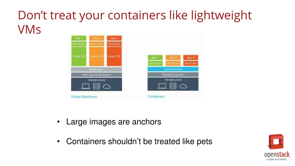 don t treat your containers like lightweight vms