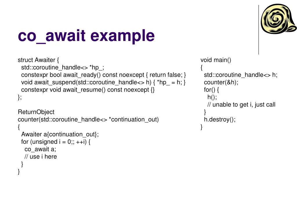 co await example
