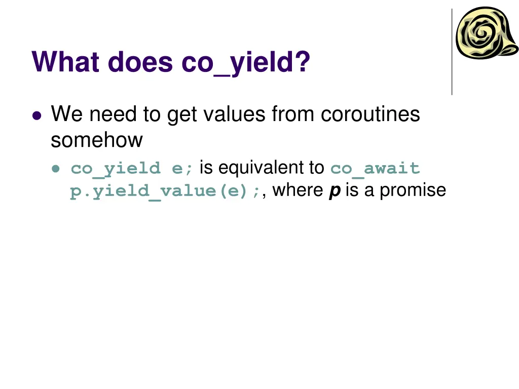 what does co yield